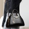 Luxury Patent Leather Handbags for Women Designer Crocodile Pattern Women's Shoulder Crossbody Bag Hobos Ladies Messenger Bags