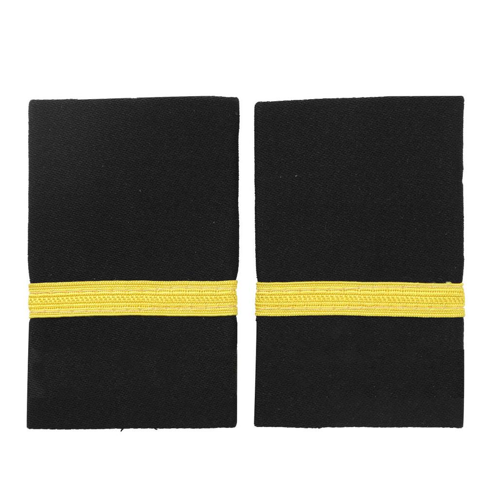 Captain Pilot Epaulets 1 Pair Professional Uniform Shoulder Straps with 1/2/3/4 Gold Silver Bar