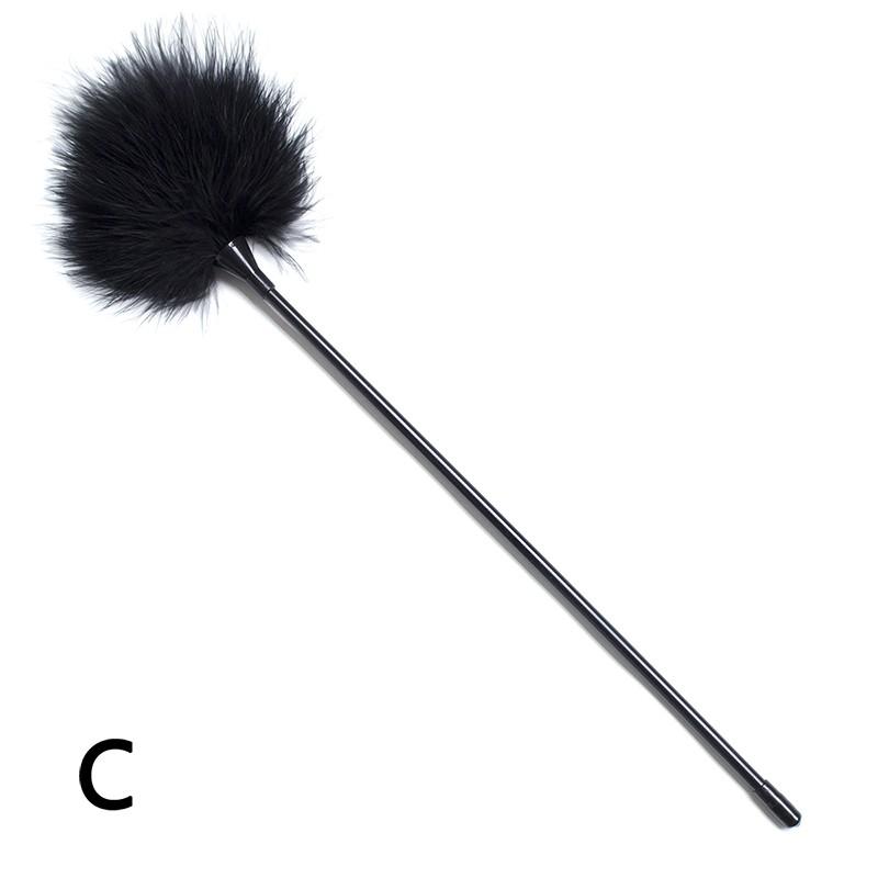 Multi Color Variety Sexy Feather Tickled Whip Flirting Teasing Stimulating Kinky Paddle Whips BDSM Fetish Mischief Adult Sex