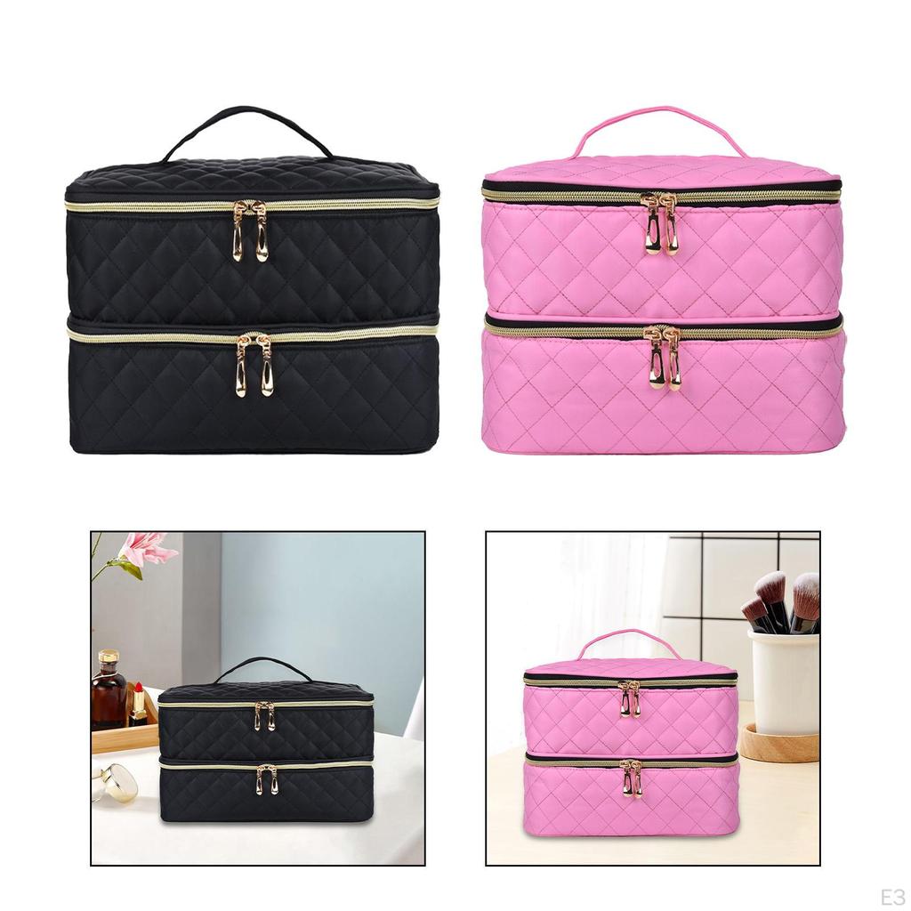 Layer Nagellack Aufbewahrungsbeutel Tragbarer Kosmetik-Organizer