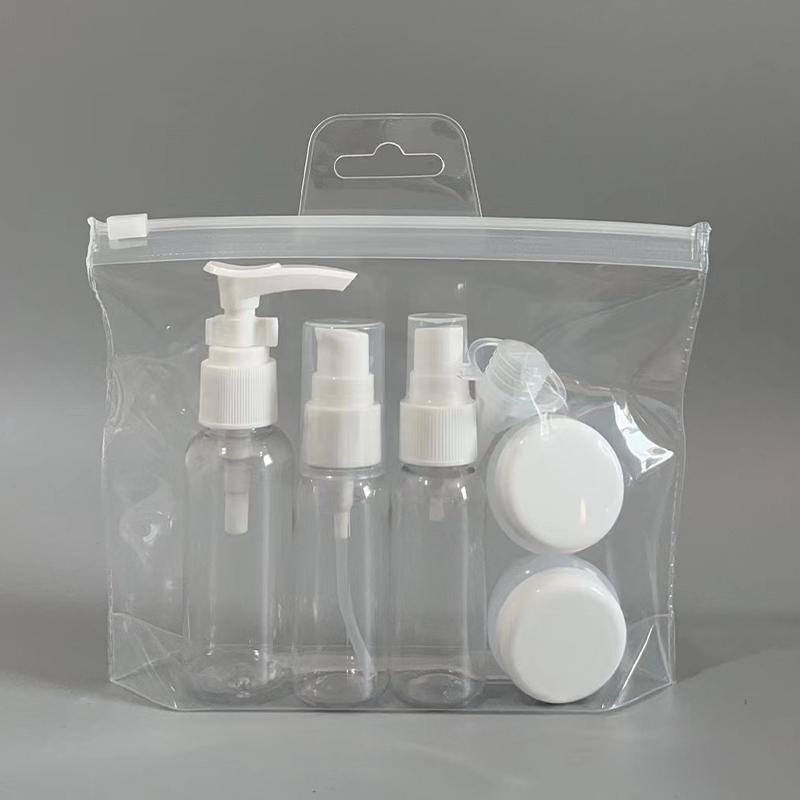 

Perfume Bottle Set Refillable Spray Lotion Shampoo Shower Tube Bottling Refill Cosmetic Travel Liquid Container Portable Tool A2