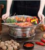 Grătar Hibachi Rotund cu Cărbuni Coreeni pentru Grătar Acasă