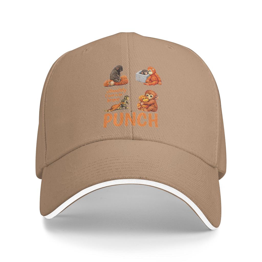 Summer Casual Baseball Cap Baby Punch Monkey Lonely Punch Monkey Hiking Fishing Hip Hop Hats For Men Women Design Snapback Cap