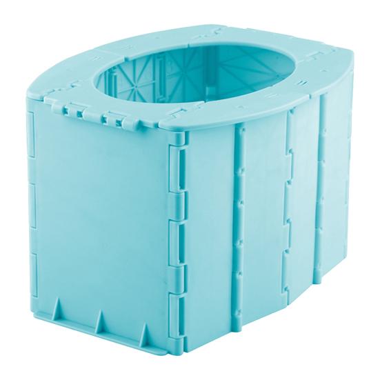 

Yousheng Baby Whisper Туалет Легкий в использовании Складной Дорожный Горшок Регулируемый по высоте Тренировочный Туалет Портативный Горшок синий