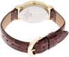 [Citizen Q&Q] VZ89-104 Women's Analog Watch, Water Resistant, Leather Strap, Gold