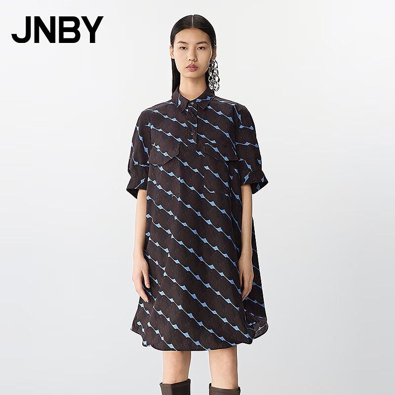 

JNBY 2025 Summer H-Line Shirt Collar Dress S