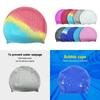 Wrinkle Free Silicone Swim Cap Non-Slip Swim Headgear Unisex Adult Snorkeling Cap Men Women