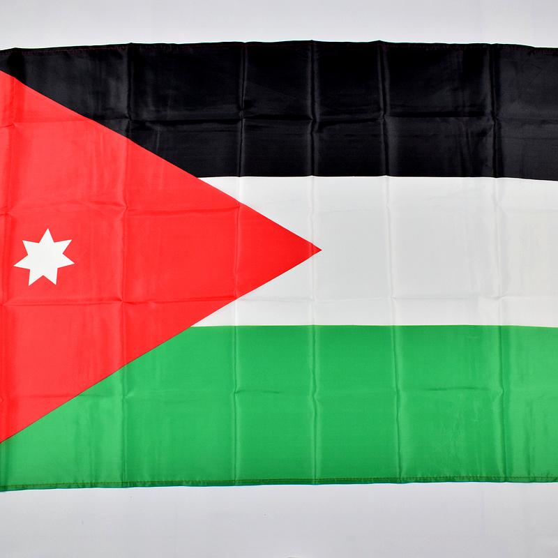 Jordánský vlajkový banner 90*150 cm