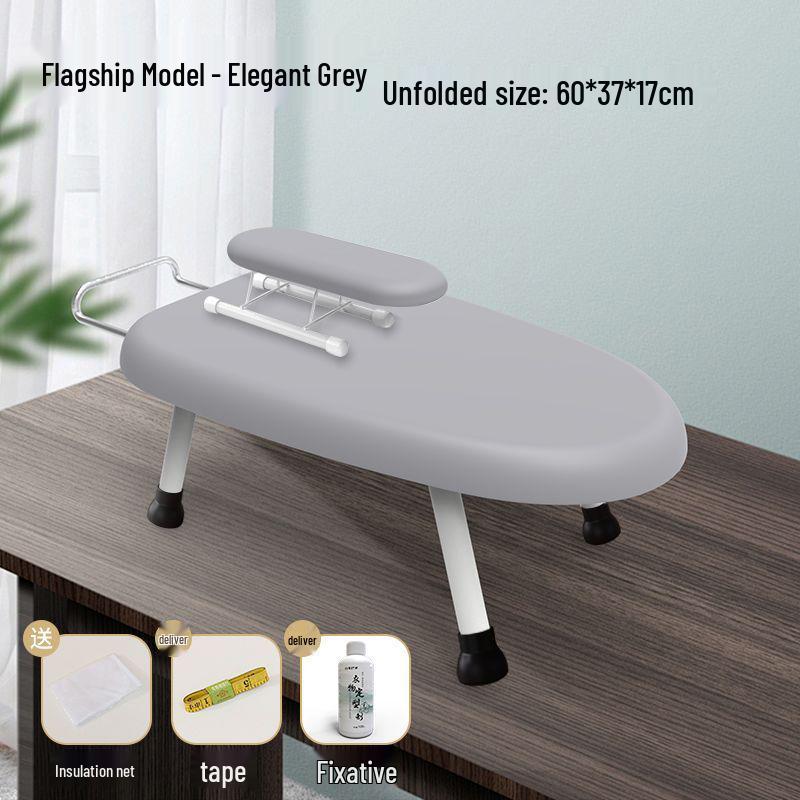 Compact Folding Universal Ironing Board - Mini Electric Mat Table for Clothes
