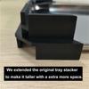 12x/set Convenient Tray Stacking Space Saving Tray Storage and Save Space Convenient Stacking Holder Rack for Kitchen