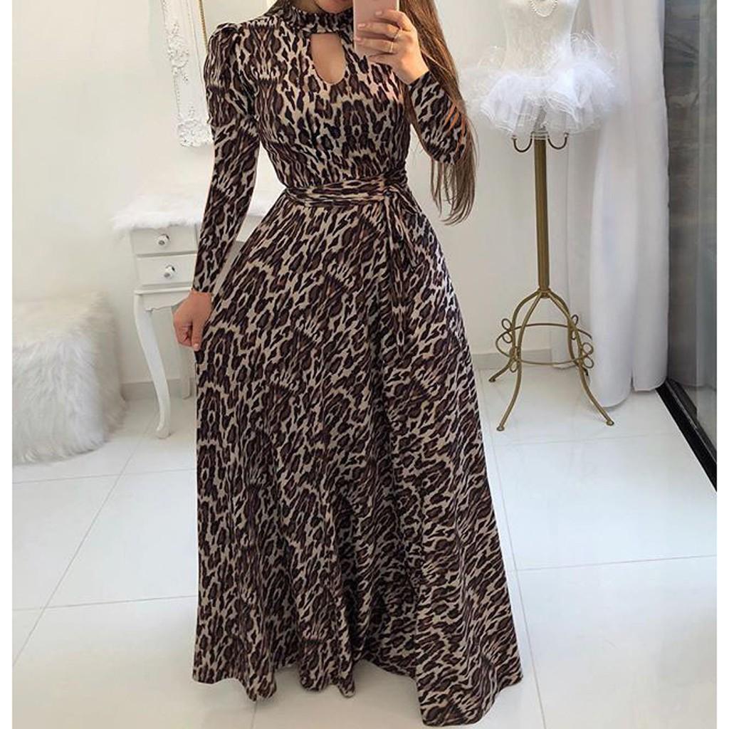 digital print long dresses