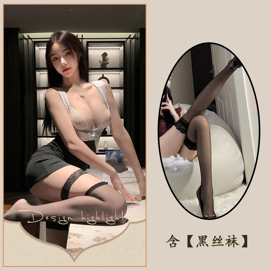 Sexy Lingerie Sexy Hollow Lace Onesie Passion Halter Hip Wrap Nightclub Cosplay Woman