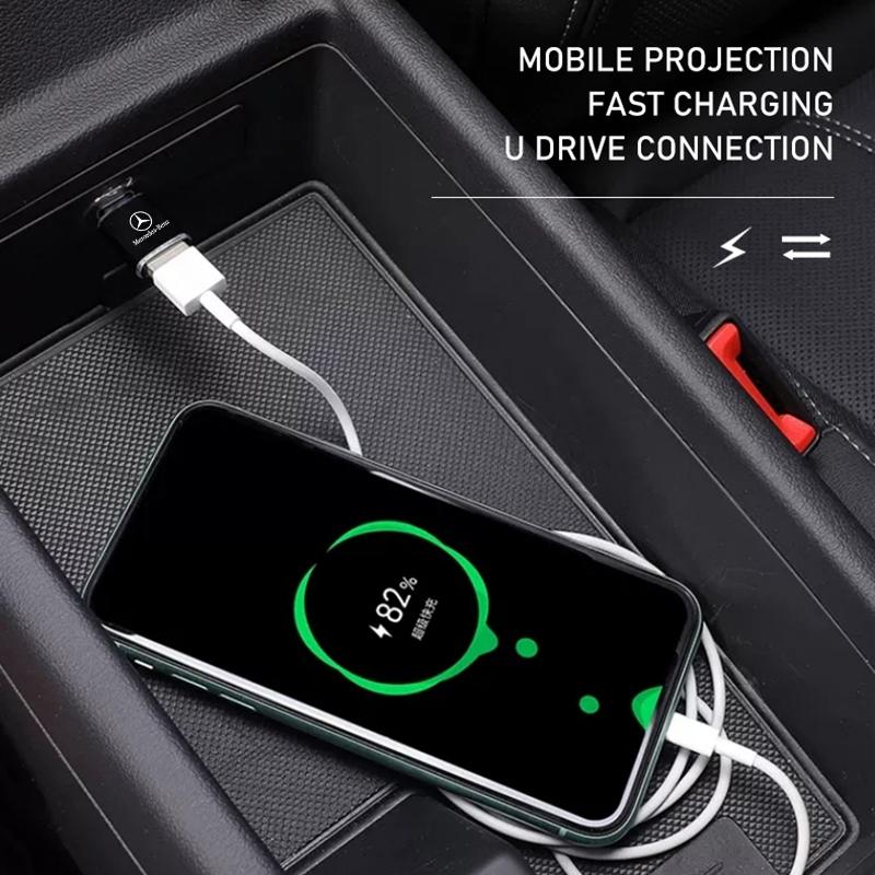 GLC GLB Type C OTG Male To USB Female Adapter Converter Connector For Mercedes Benz AMG W203 W206 W220 W205 W211 W212 W201 W210