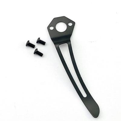 Stainless Steel Back Clip for DIY Folding Pocket Knife Tool DIY Accessories Back Clip Custom Folding Knife Back Clip Holder