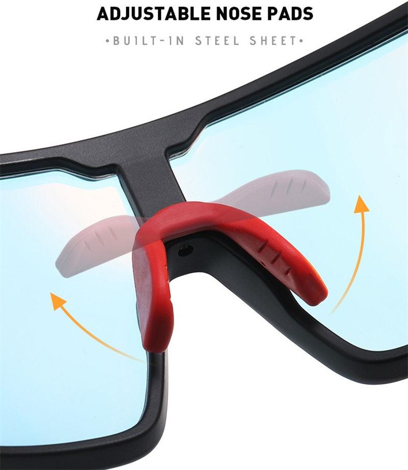 aoron PC Frame Photochromic Polarized Sunglasses for Men Women Sports Driving Fishing Glasses Outdoor Skiing Goggles