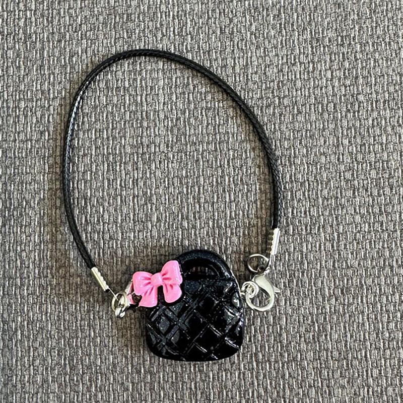 

Милая кавайная сумка-бантик, подвеска, милые амулеты, хлопковая кукла, нарядная игрушка для плюшевого украшения на шею, аксессуары для кукольного домика