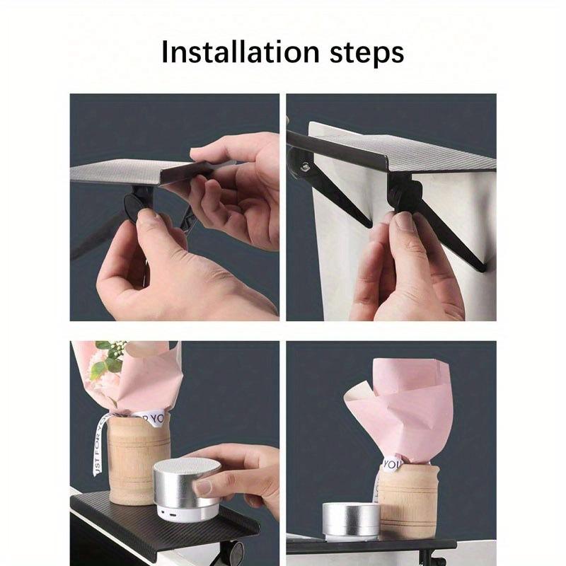 1 Stück TV-Bildschirm-Oberseite-Aufbewahrungsregal Verstellbares Monitor-Aufbewahrungsregal Computer-Schreibtisch-Displayständer TV-Router-Aufbewahrungsregal Organizer