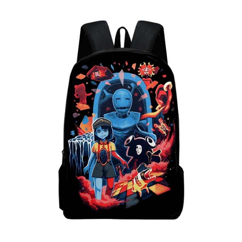 Ena Dream Bbq Student Book Backpack Fashionable Prints Schoolbag Gifts Kids