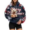 Unisex Sport-Hoodie mit Hundetasche, Langarm Pullover Sweatshirt
