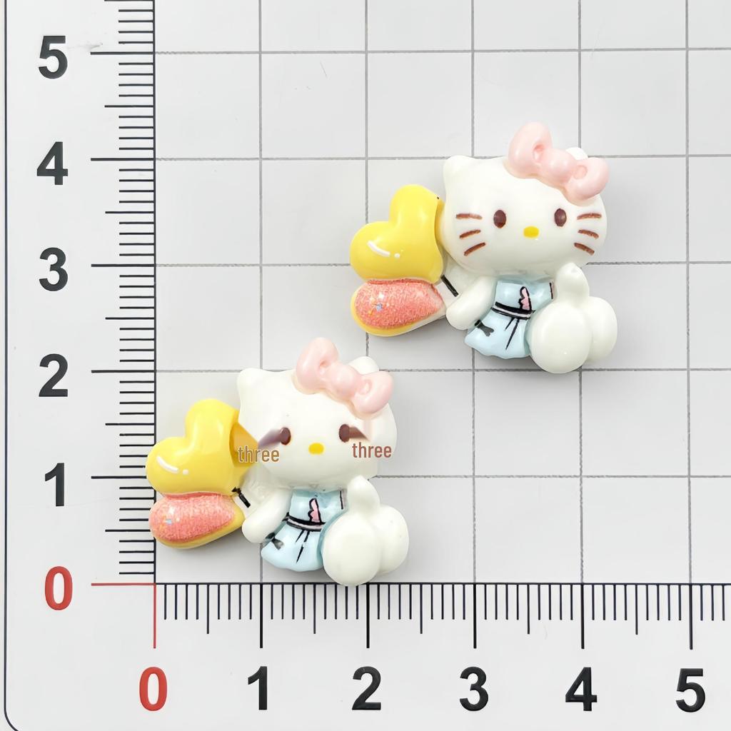 Playful Cartoon Cat Resin DIY Accessories: Glue, Phone Case, Hair Clip, Magnet, Water Cup Sticker
