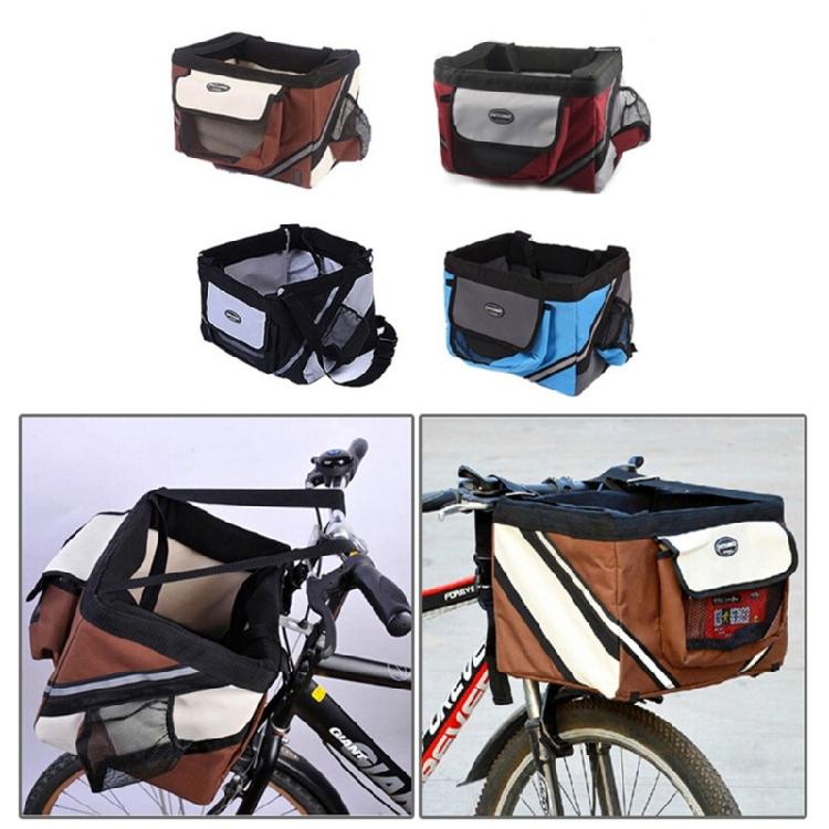 Bike Pet Carrier For Dog Dog Bike Basket Front Bicycle Basket Bag For Cat