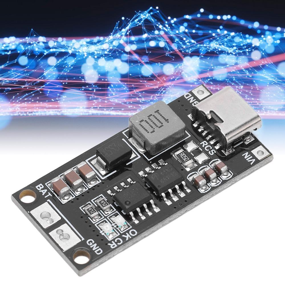 2 Stück 4S Typ C Lithium-Batterieladegerät 2A Laden Ladeplatine Step-up-Modul Batterieladegerät