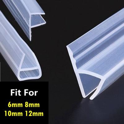 Pantalla de Baño de Caucho de Silicona Herrajes Burlete de Ventana Burlete para Puerta de Cristal Tiras de Sellado Tira de Sellado