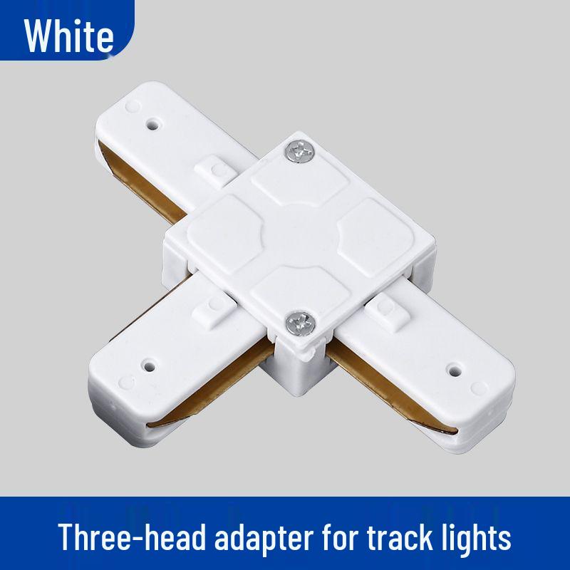 LED Spotlight Track Light Set with 1m & 0.5m Thickened Track and Connector Adapter