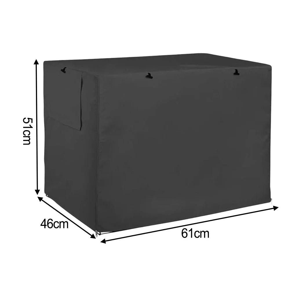 

420D Oxford Fabric Waterproof Dog Crate Cover For Small Or Large Dogs - Black Waterproof Dustproof Cover Protective Cover