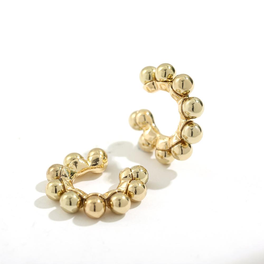 

Hot Sale Pearl Zircon Clip on Earrings Ear Cuffs Stackable Earrings for Women NO Pierced Cartilage Earring Earcuffs Accessories