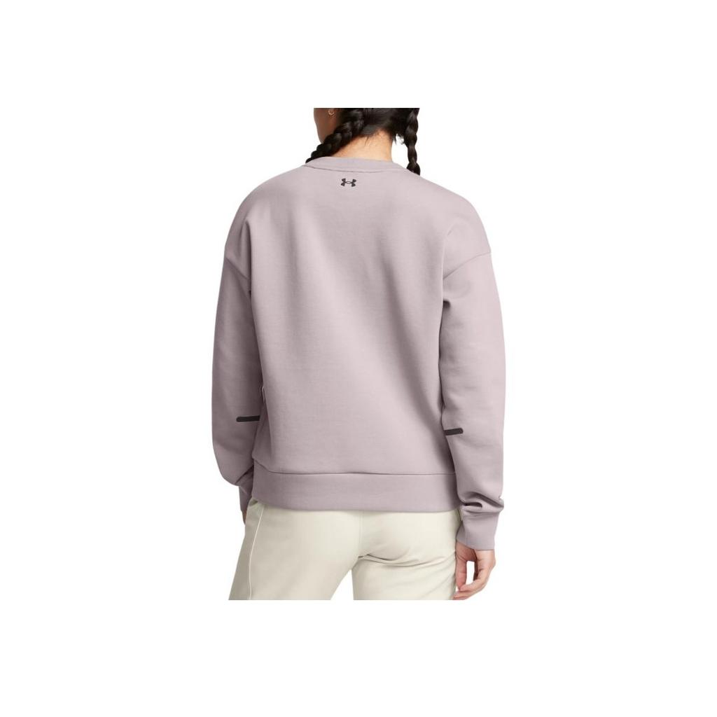 Under Armour Unstoppable Soft Comfortable Breathable Loose Hoodie Women hoodies Gray 1387883-015