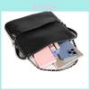 Solid Color Pu Single Shoulder Crossbody Bag For Daily Use