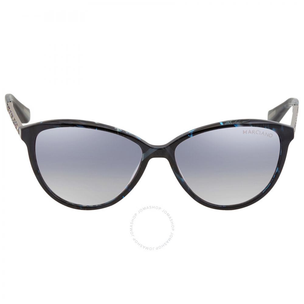 

Guess By Marciano Smoke Mirror Cat Eye Ladies Sunglasses GM0755 90C 57