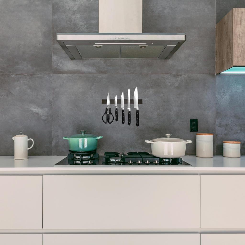 ARAK Knife Strong Adhesive Knife Knife Stainless Wall Kitchen No Rust Easy To Install Stand, Tape, Stand, Rack, Magnet, Steel, Mounted, Tool, Holes,