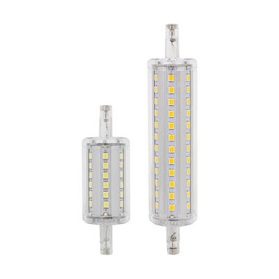 Lâmpada milho led r7s 4w 78mm 7w 118mm luz regulável 2835smd ac 85-265v substitui lâmpada halógena 30w 40w 50w 60w