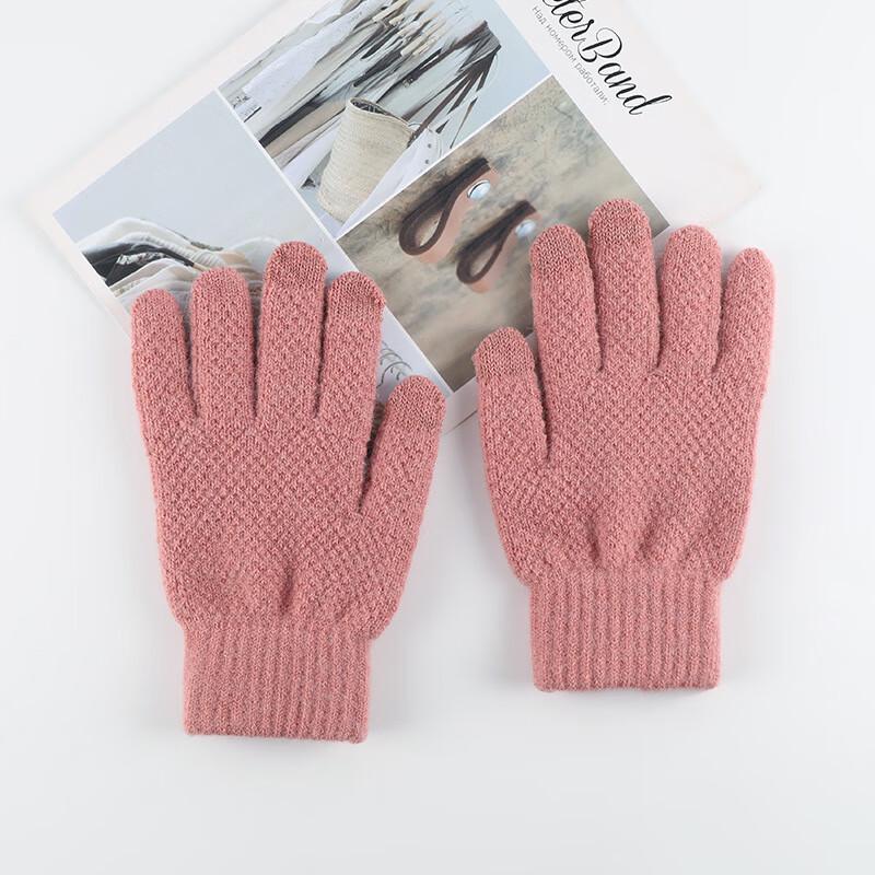 REACH STAR Japanese Corn Pattern Wool Blend Knitted Gloves