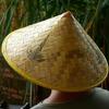 1PC Chinesischer Retro-Fischerhut aus Bambus-Rattan, handgefertigt, gewebt, Stroheimerhut, Tourismus, Regen, Tanzrequisiten, Kegel, Angeln, Sonnenschirmhut