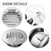 Stainless Steel Exterior Wall Air Vent Grille Various Size Round Ducting Ventilation Grilles  Office Air Vent