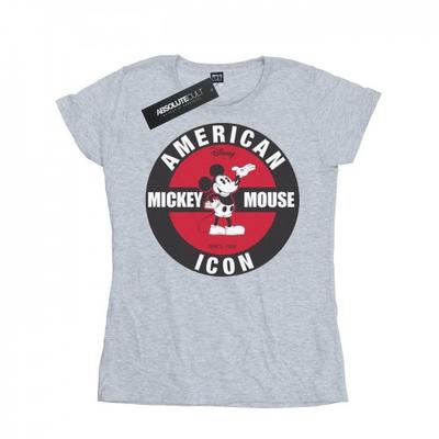 Womens/Ladies Mickey Mouse American Icon Cotton T-Shirt