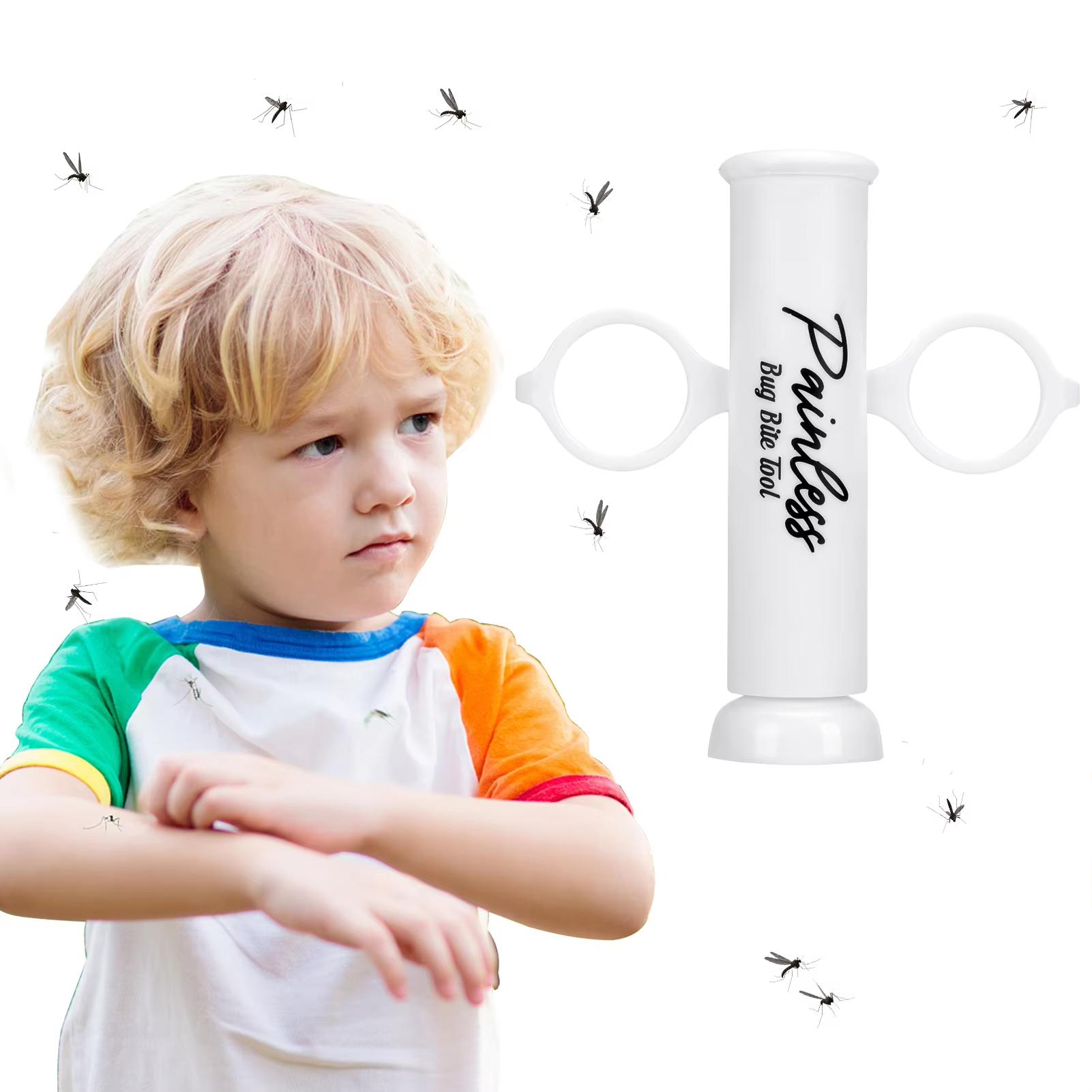 

Инструмент для всасывания для облегчения зуда, инструмент для всасывания укусов насекомых, укусов насекомых и укусов пчелиных ос, натуральное средство для облегчения укусов насекомых, не содержит химикатов белый