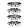 4 Pcs 17 Inch Wheel Hub Cap Full Protection Snap On Sporty Look Universal Wheel Rim Covers for