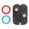 2PCS Silicone Gel Button Cap Protective Cover for Switch Game Controller Joystick(BlueRed )
