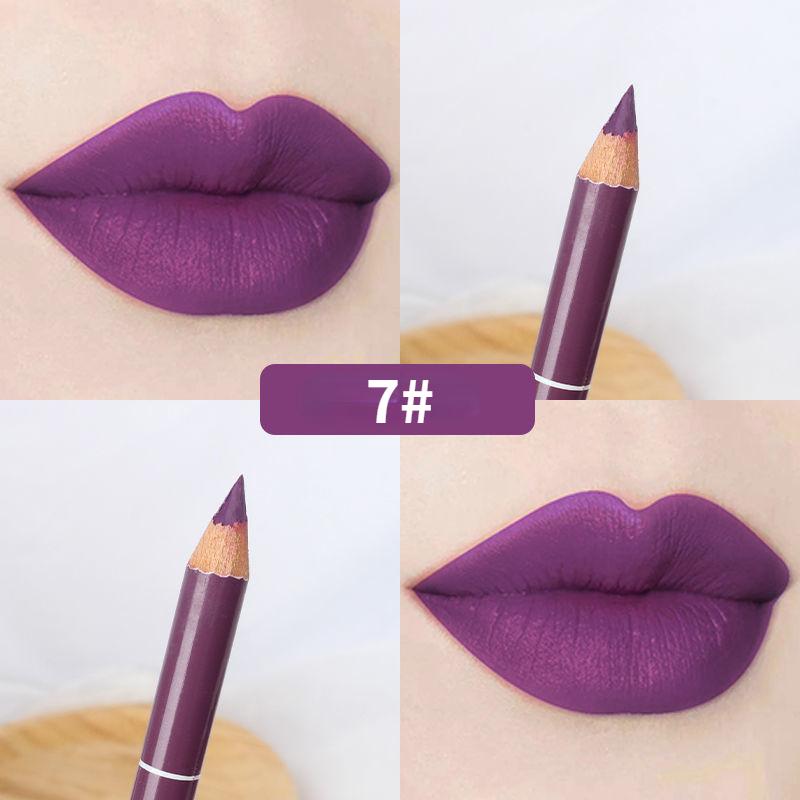 15 Colours Lipstick Pencil Lip Liner Pen Cosmetic Long Lasting Waterproof Woman Beauty Makeup Matte Maquillaje