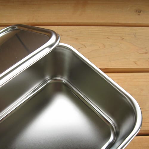 Nagao Tsubame-Sanjo Deep Container, 16.2cm, Square Storage Container, 18-8 Stainless Steel, Size S, Made in Japan