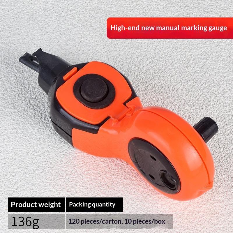 Automatic Rewinding Carpentry Ink Drawing Line Marker Carpenter Tools Wood Scriber Ground Nylon Wire