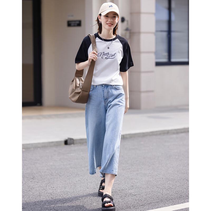 Demana Women's Color-Block Patchwork T-Shirt