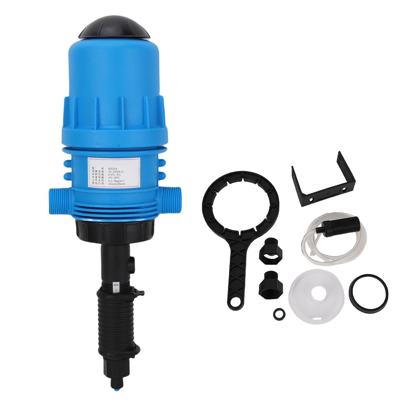 Fertilizer Injector G1 G3/4 Male Thread 0.4%-4% Drip Irrigation Injector Dosing Pump Automatic Liquid Dosing Pump синий