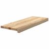 VidaXL Stair Treads 8 Pcs Untreated 70x25x2cm Solid Oak Wood 3282905