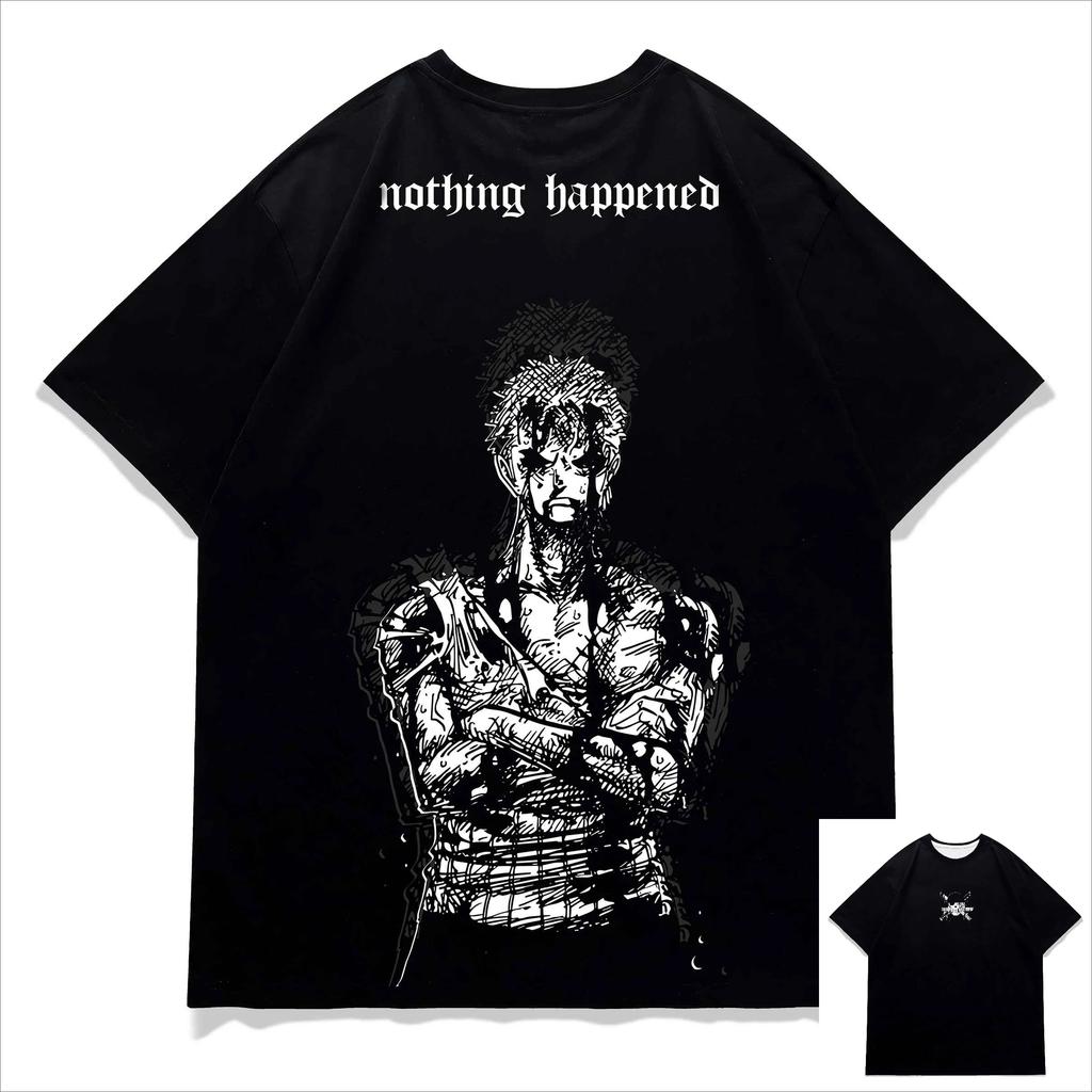 Summer Vintage Anime One Piece 3d Print Loose Short Sleeve Tops Fashion Unisex Unisexga Breathable Japanese Classic Anime Tshirt