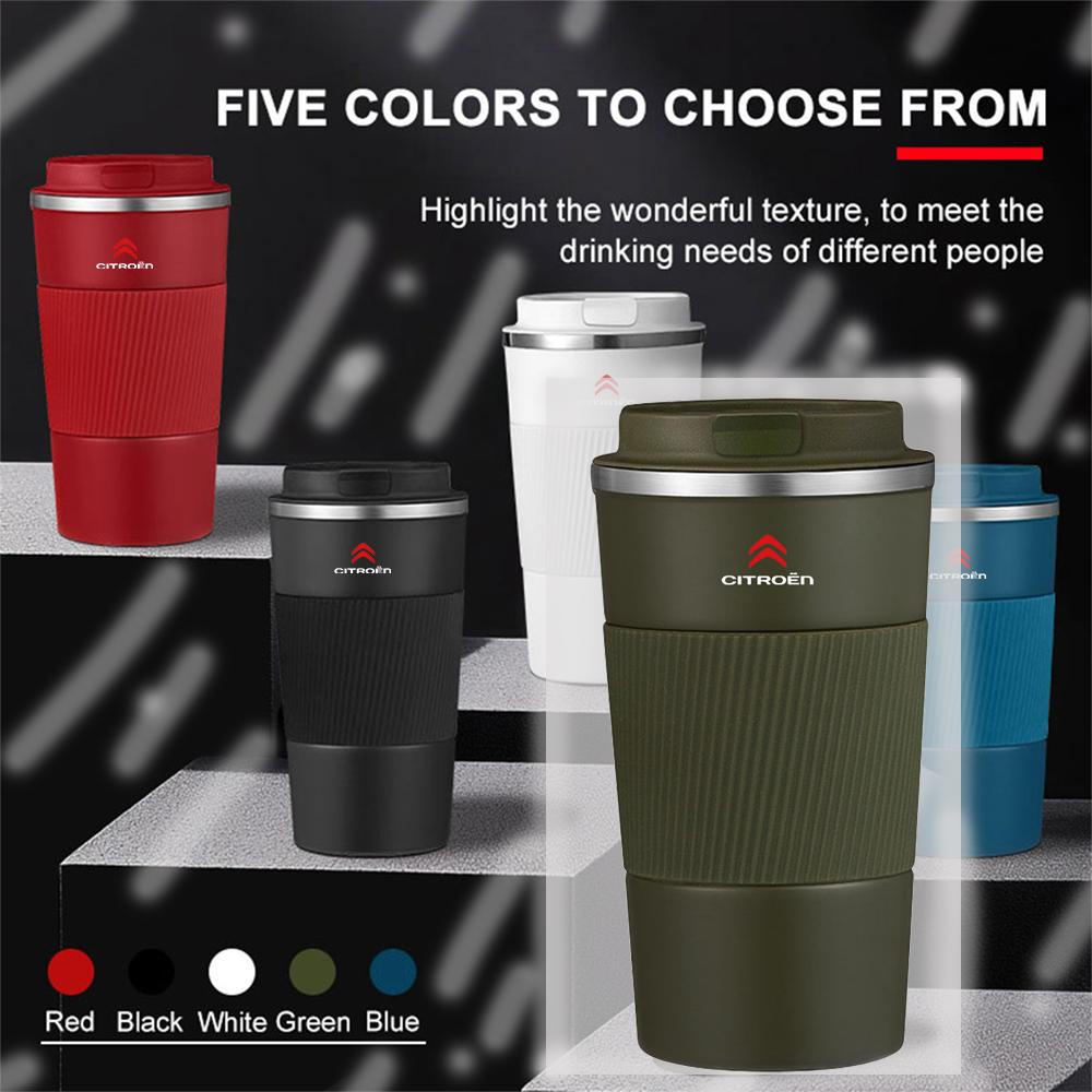 Travel Stainless Steel Coffee Cup Thermos Bottle Cup Thermal Mug For Citroen C4 C3 C5 C1 C2 Berlingo Celysee Cactus Picasso Saxo aiu256